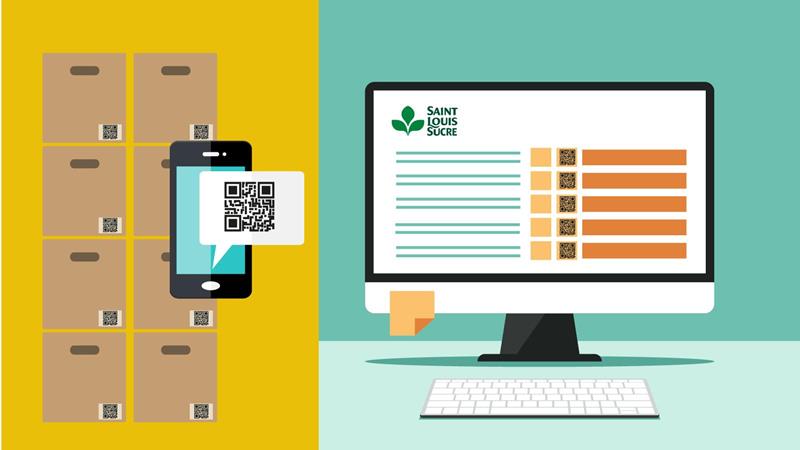 Les semenciers envoient leurs semences par palettes complètes à Saint Louis Sucre. Après réception, chaque numéro de lot est enregistré dans le logiciel de traçabilité.